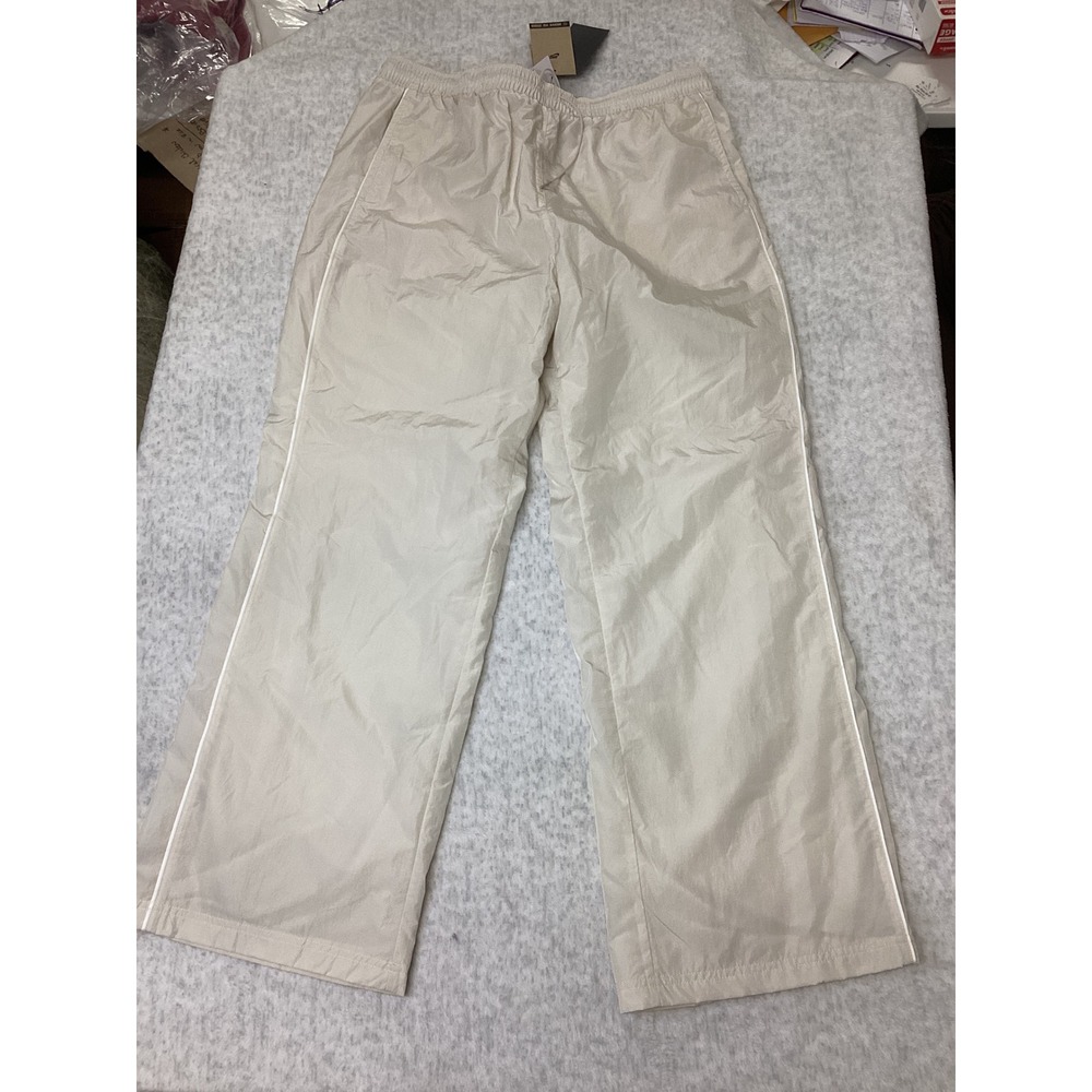 Nike Womens Essential‎ High Rise Woven Track Pants Sail Beige FV7655-110 XL